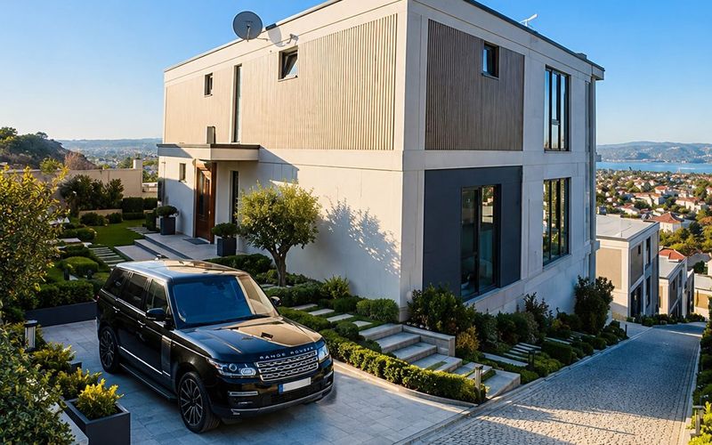 Triplex villa with 180 degree lake views - Sapanca